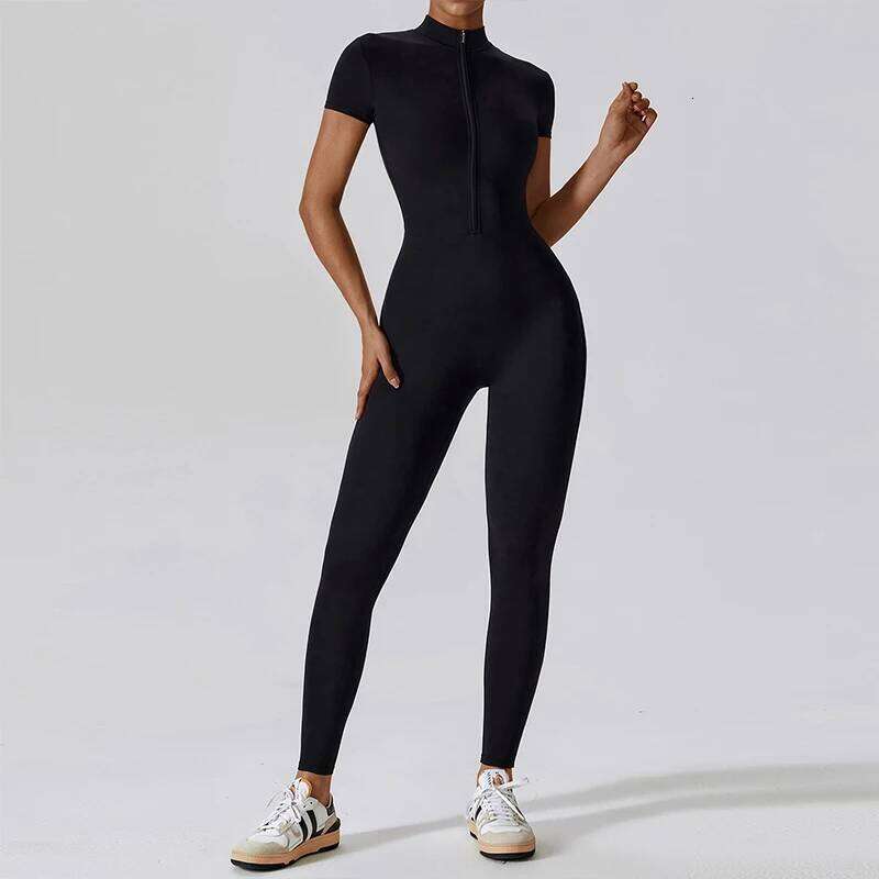 Summer Yoga Clothes Suit Workout Sports Bodysuits Gym Set Women Training Siamese Fiess Jumpsuit Female Sportswear