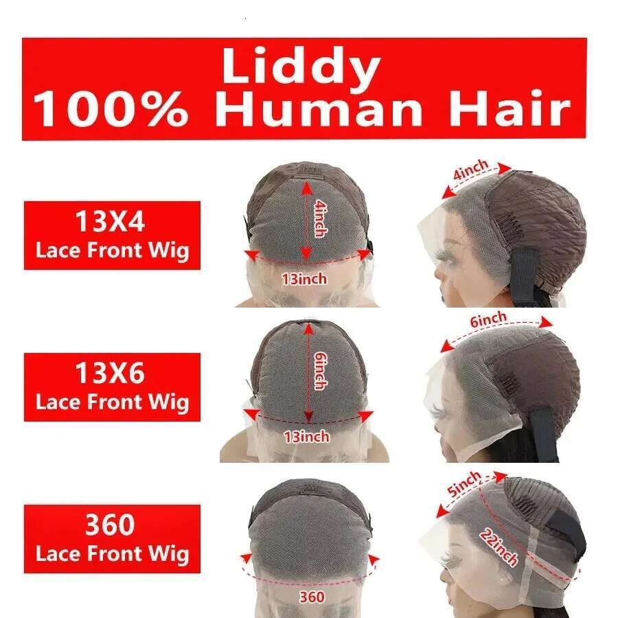 360 Frontal 13x4 Bone Straight Lace Front Wig 13x6 HD Transparent Brazilian 30 Inch Human Hair Wigs For Black Women