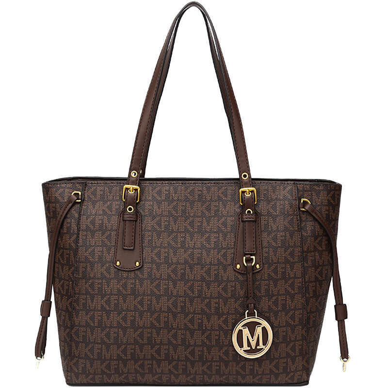 Hong Kong Genuine Leather Handbag for Women 2023 New Trendy Design Fashion Large Capacity Travel Shoulder Tote Bag