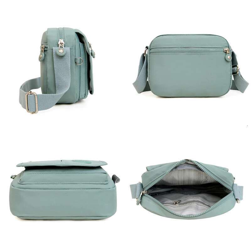 Casual Nylon Waterproof Shoulder Women Wild Crossbody Simple Messenger Bag Daily Female Handbag Travel Lady Purse Bolso