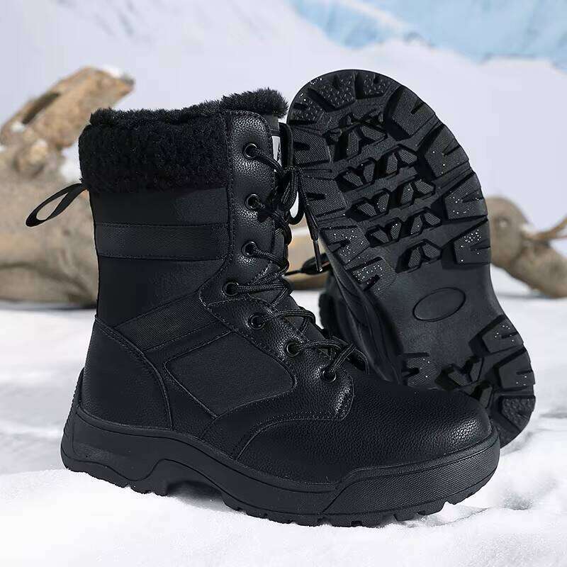 Hot Selling Popular Winter Outdoor Warmth and Fur Boots High Top Cotton Fashion Women Snow Shoes