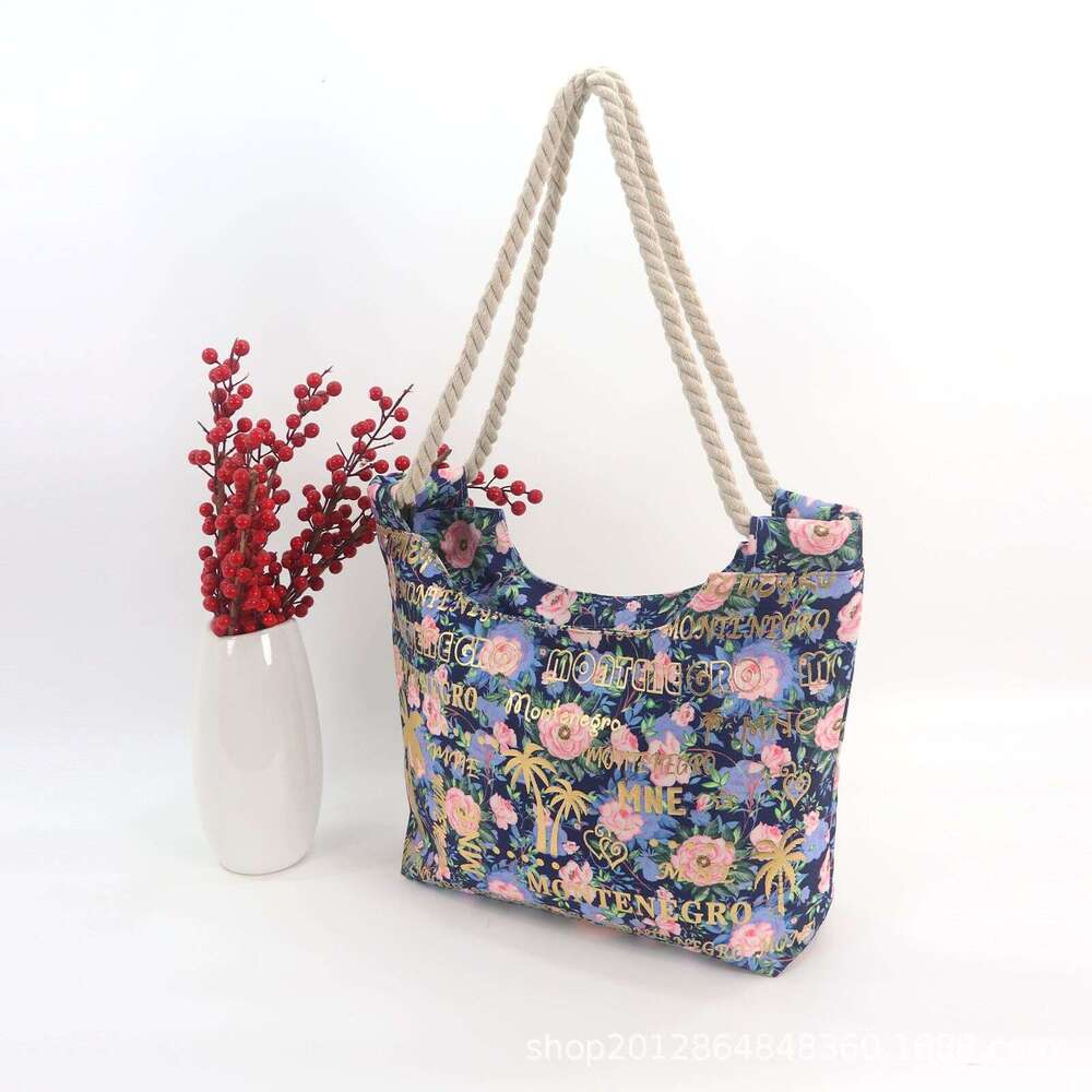 Bohemian New Women's Canvas Fashion Ethnic Style Handbag Mommy Student Class Shoulder Bag