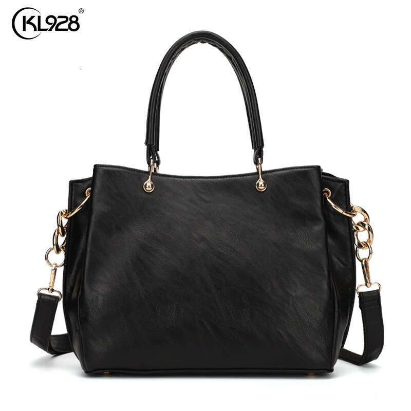 Korean Style Women's Large Capacity Handbag High-end Niche Light Luxury Shoulder Crossbody PU Bag