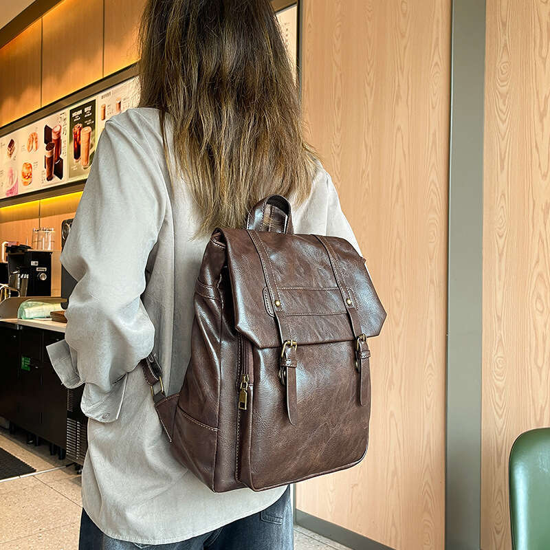High-End Large Capacity Backpack for Women 2025 New Simple Fashion College Student Book Bag