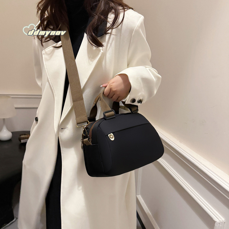 Versatile Waterproof for Women 2024 New High-end Oxford Cloth Handbag Ladies Canvas Casual Crossbody Bag ddmynov