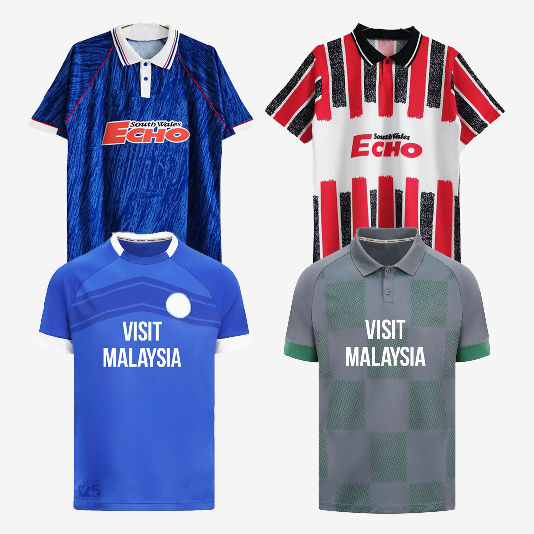 New + Retro 25 26 27 Cardiff RALLS Soccer Jerseys PHILOGENEP RINOMHOTA COLWILL Home away 2025 2026 2027 Football Shirts 1990 1993 1994 Uniforms camisetas de futbol DG