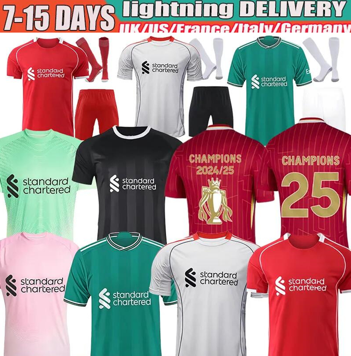 24 25 26 The RedsMohamed Salah Darwin Nunez men Liverpoool Soccer Jersey Dominik Szoboszlai Andy Robertson Alisson Becker Joe Gomez Joel Matip Curtis Jones kids kits