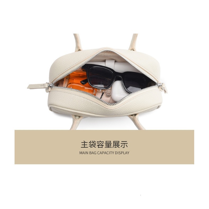 Spring Pillow 2025 New Ins Style Handbag Casual Lychee Pattern Women's Bag