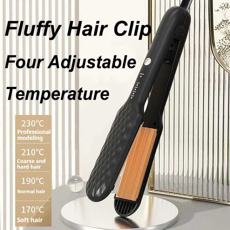 Hair Iron 3D Hair Crimper Professional Volumizing Curling Iron Corn Perm Fluffy Splint Flat Iron Hair Styling Tools W250610