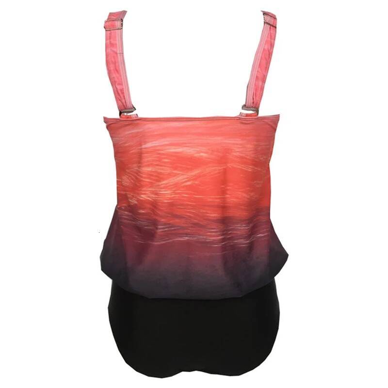 Sexy Blue/Red Tankini Swimwear Beach Bathing Women Plus Size Vintage Bikini Halter Swimsuit Female Brazilian Biquine Suit