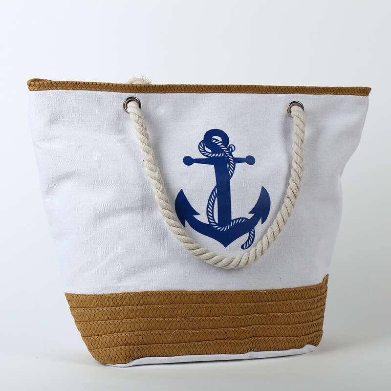 Creative Fashion Single Shoulder Women's Simple Versatile Casual Student Summer Large Capacity Handheld Canvas Bag