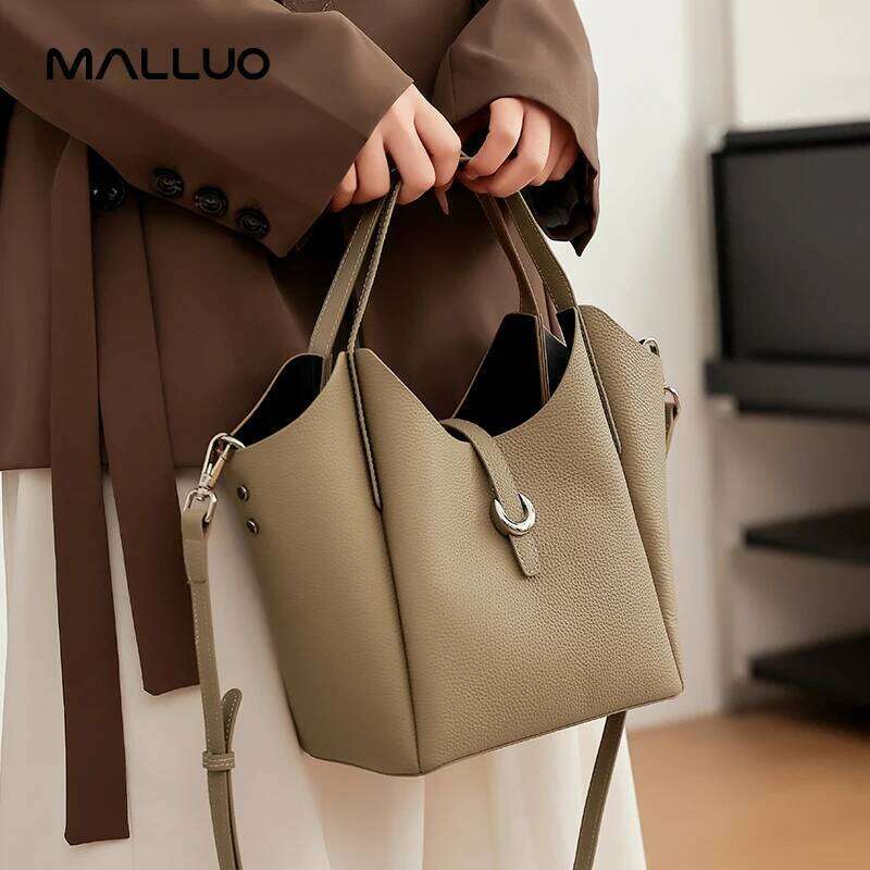 Women Natural Cow Genuine Leather Shoulder Bag Female Retro Casual Cowhide Handbag Ladies Designer Crossbody Bags Lady