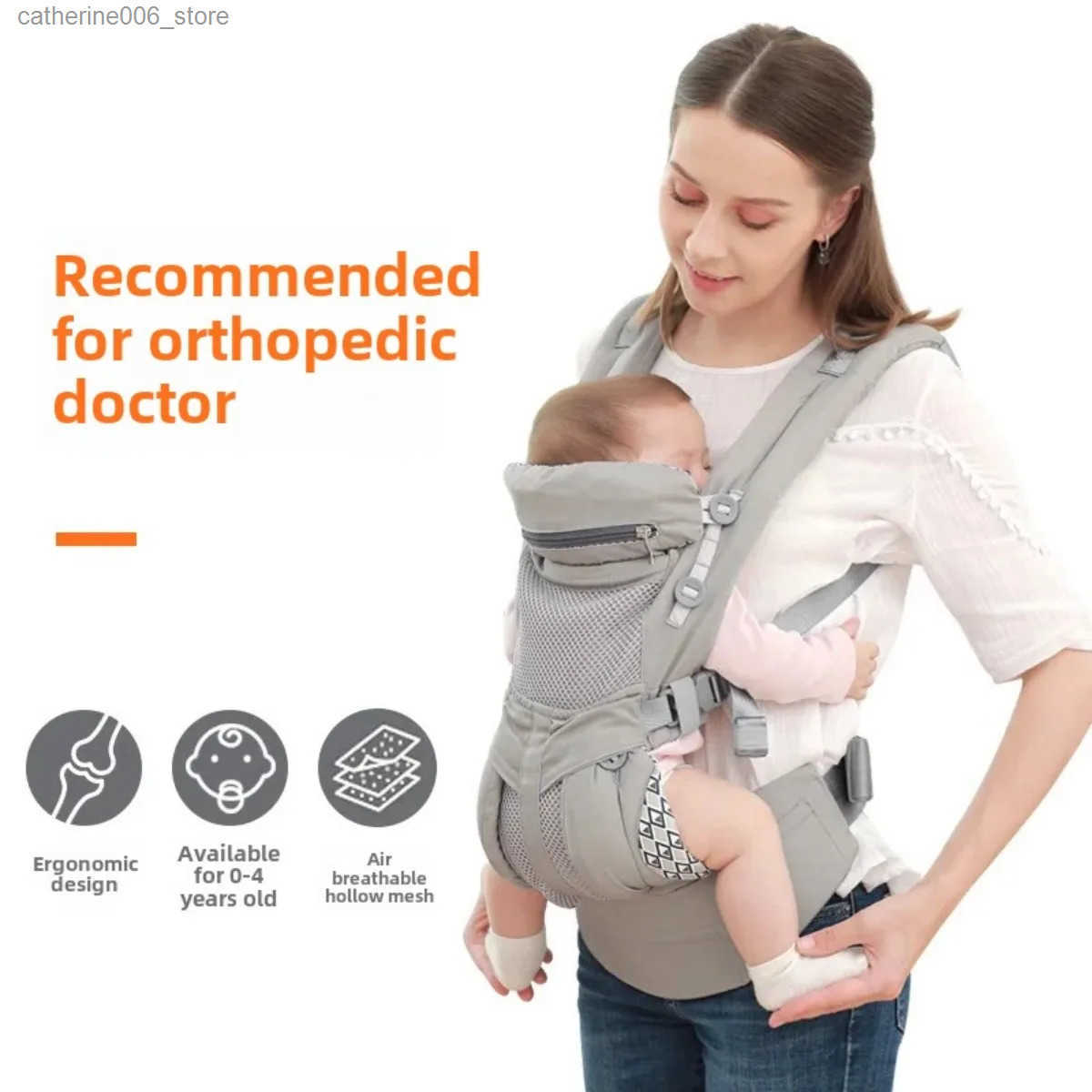 Baby Bags Baby Carrier Strap Front Facing Multi-functional Babies Sling Kangaroo Bag Breathable Carriers Wrap Blet for Newborn y25061083MB