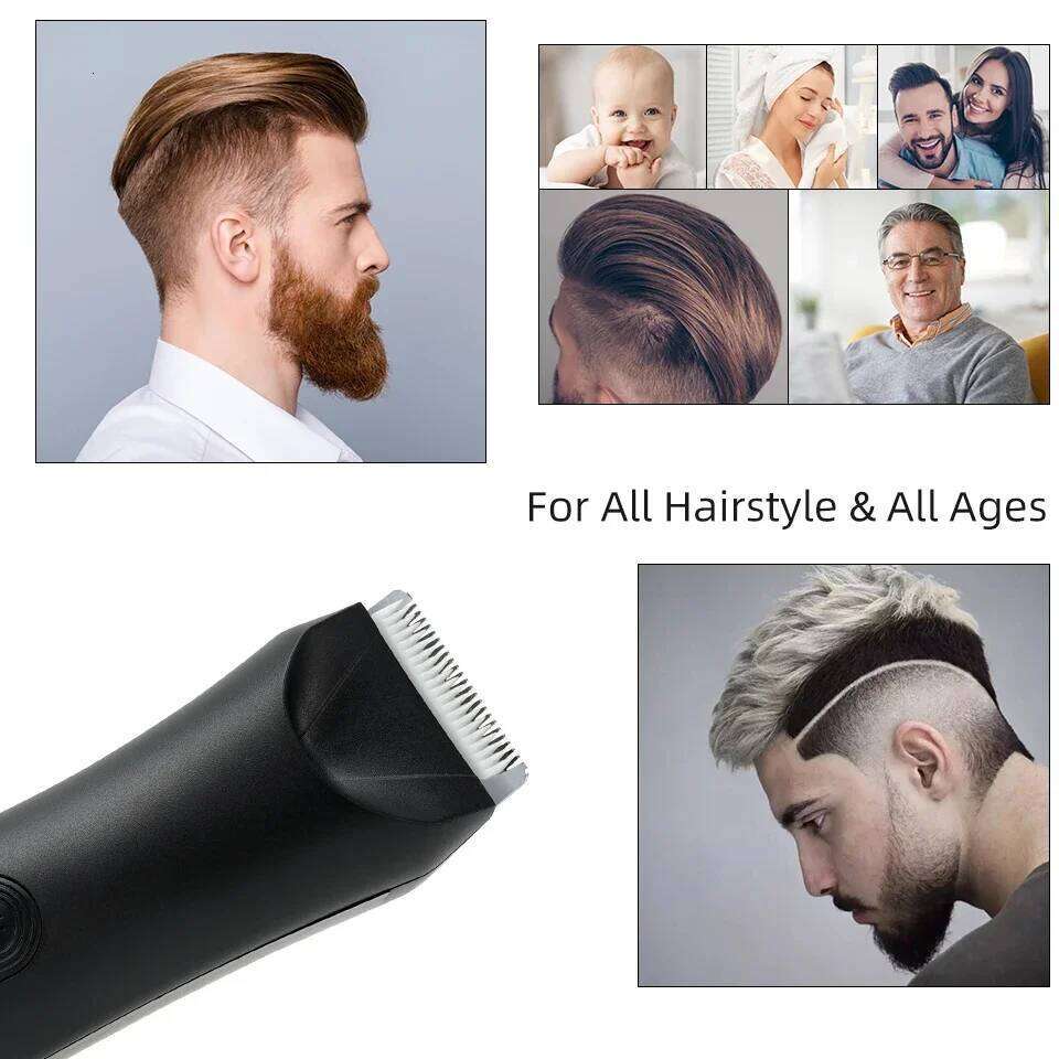 Electric and Shaver for Men Body Groomer Groin&Ball Pubic Hair Trimmer Replaceable Ceramic Blade IPX7 Waterproof