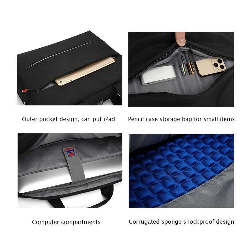 Custom Bag Mens Handbags Womens Bag Laptop Bag Sleeve Case Protective Shoulder Bag Briefcases for Documents Messenger Bag W250610