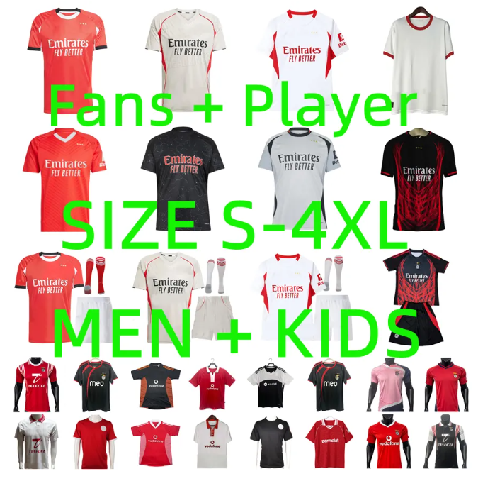 4XL 24 25 26 BeNfIcAs AKTURKOGLU Soccer Jerseys 2025 2026 Di Maria PAVLIDIS NERES OTAMENDI RAMOS NERES 04 05 94 95 retro Player Version Football Shirts Men kids kit