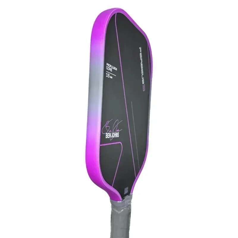 NEW BEN JOHNS Signature Pickleball Paddle T700 Raw Carbon Fiber Flat Head Thermoforming Unibody USAPA Approved PP Honeycomb Core