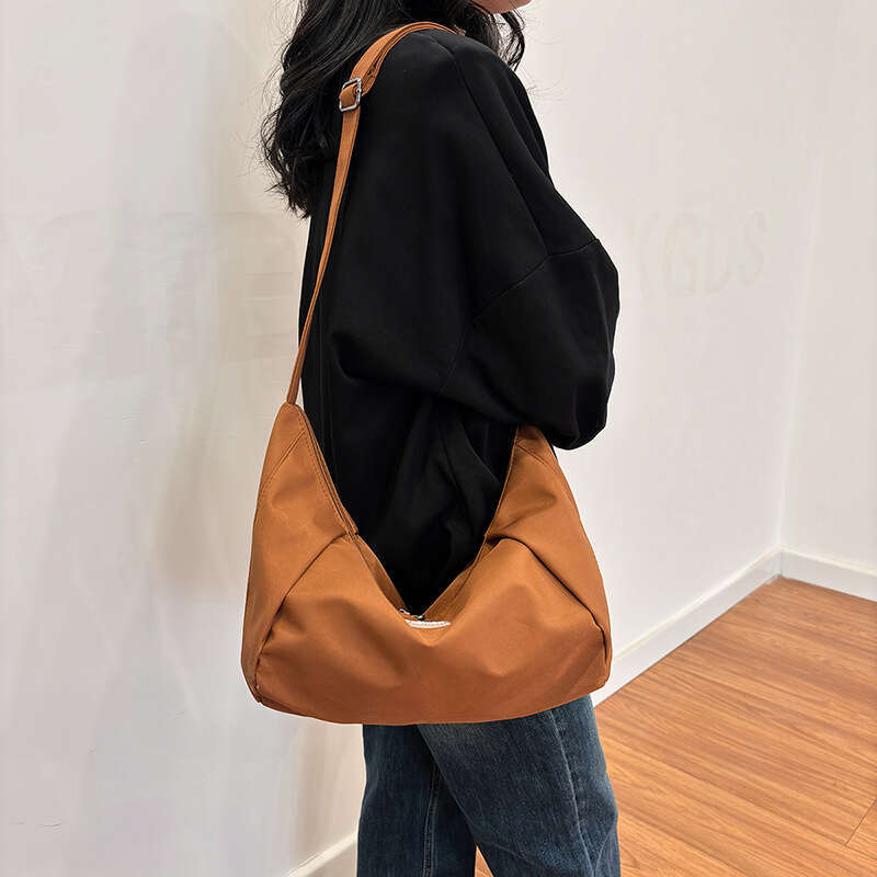 2025 New Canvas For Women Spring Summer High-End Large Capacity Dumpling Fashion Casual Versatile Shoulder Crossbody Bag
