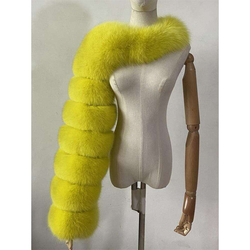 2023 New Autumn Winter Women Faux Fur Long Sleeve Shawl Coat