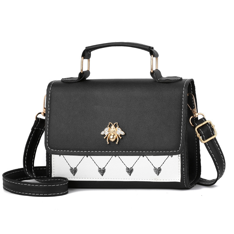 Free Shipping 2025 New Designer Bag Cross-border Fashion Bee Handbag Luxury Wallet Korean Fashion Women Shoulder Width Handbag High-quality Shopping B