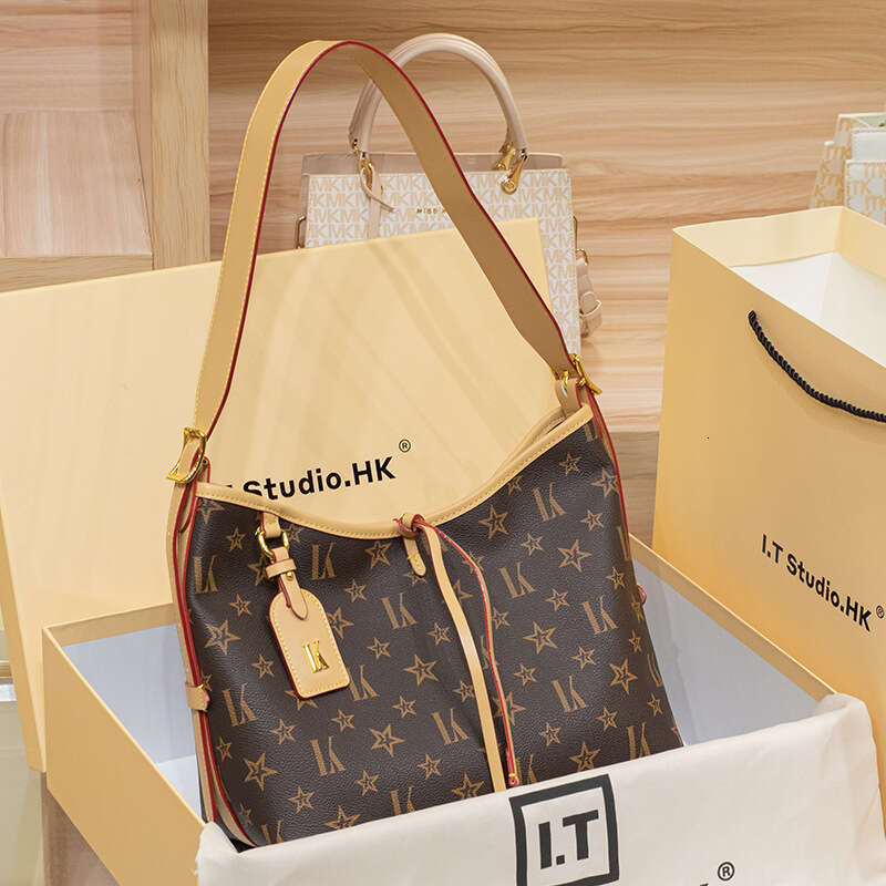 Hong Kong Genuine Leather Tote for Women 2025 New Trendy Fashion Versatile Capacity Commuter Shoulder Underarm Large Bag