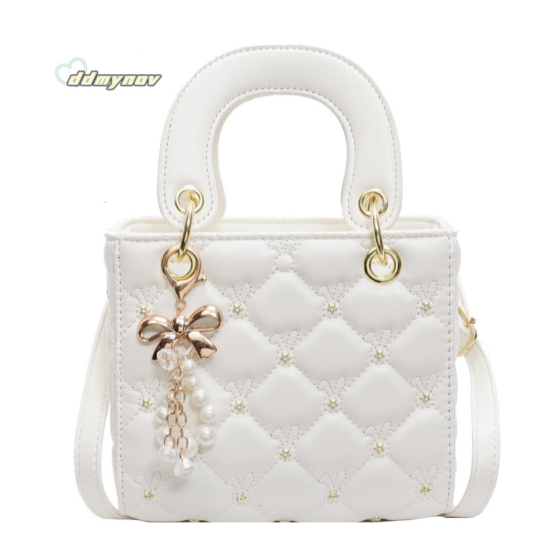 2025 Summer New Princess Diana Women's Casual Handbag Niche Texture Fashion Versatile Shoulder Crossbody Bag ddmynov
