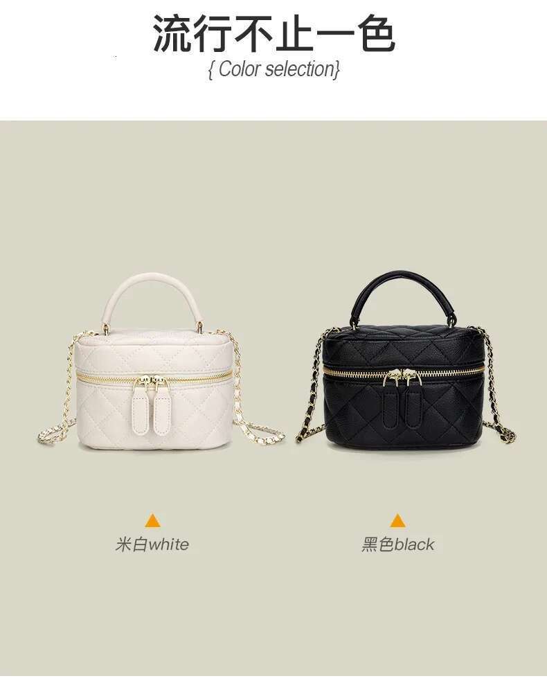 New Quilted Chain Dia Checkered Crossbody Fashion Mini Designer Handbag High Quality PU Women's Small Bag