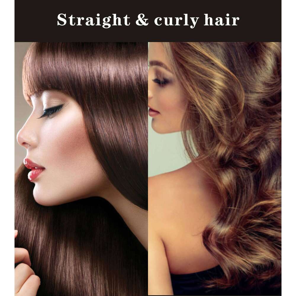 Curler Straightener Professional Curling Iron Heated Hair Styling Anti-Scald Thermal Brush Curl Wand
