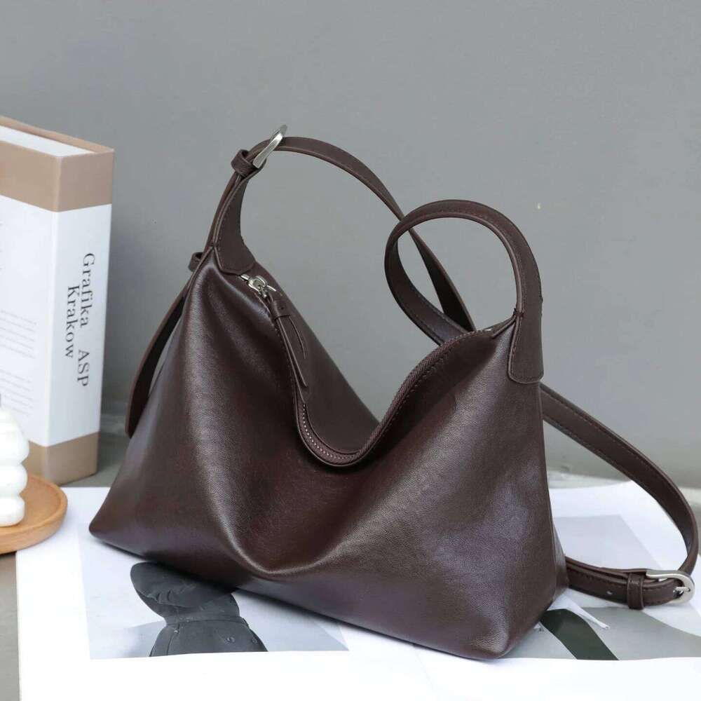 Genuine Leather Fashion Women's Shoulder Crossbody Bags Designer High Quality Casual Large Capacity Ladies Bag