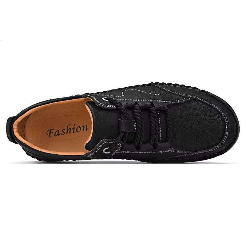Men's New Cowhide Casual Shoes Large Outdoor