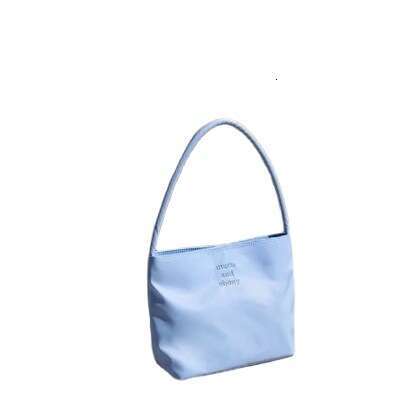 Korean Niche Mucu and Ebony Fashion Commuter Tote Handbag Nylon Underarm Bag for Women