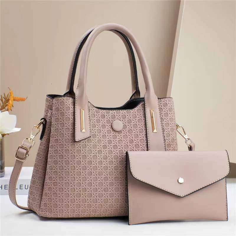 New Simple Fashion Trend Mother-Daughter High-End Large Capacity Shoulder Crossbody Bag Handbag for Women