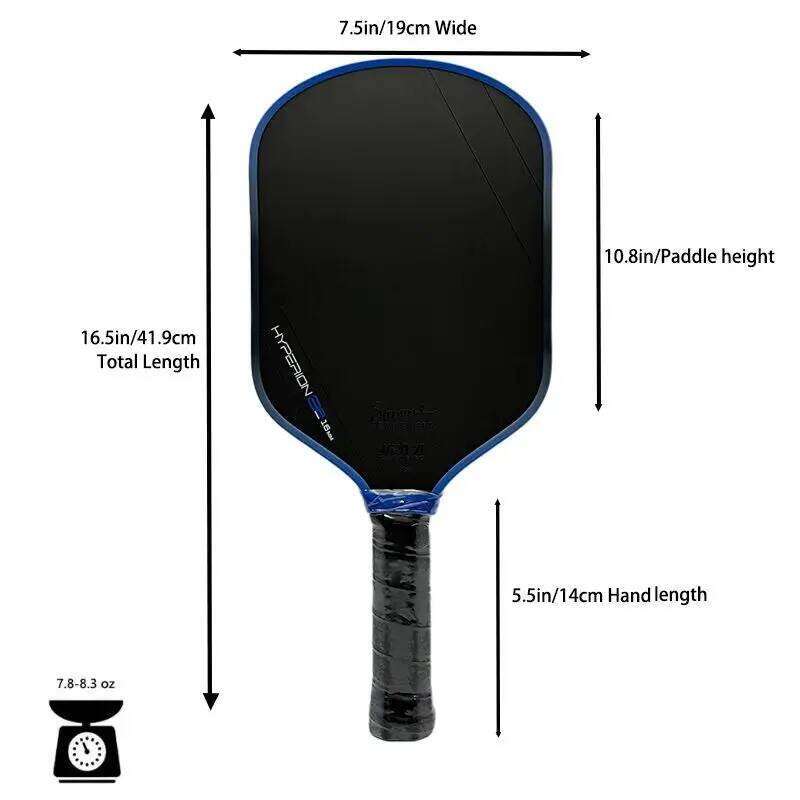 2025 Simon Jardim Hyperion3S EVA Foam Fill 16mm Thickness GEN3 Core Thermoformed T700 Carbon Fiber Pickleball Paddle