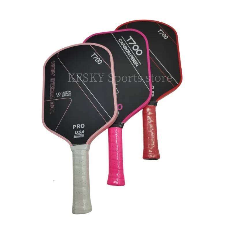 USAPA Approved T700 Carbon Fiber Pickleball Paddle Cold Cut Custom Honeycomb Core 16mm Thickness for Training Entertainment