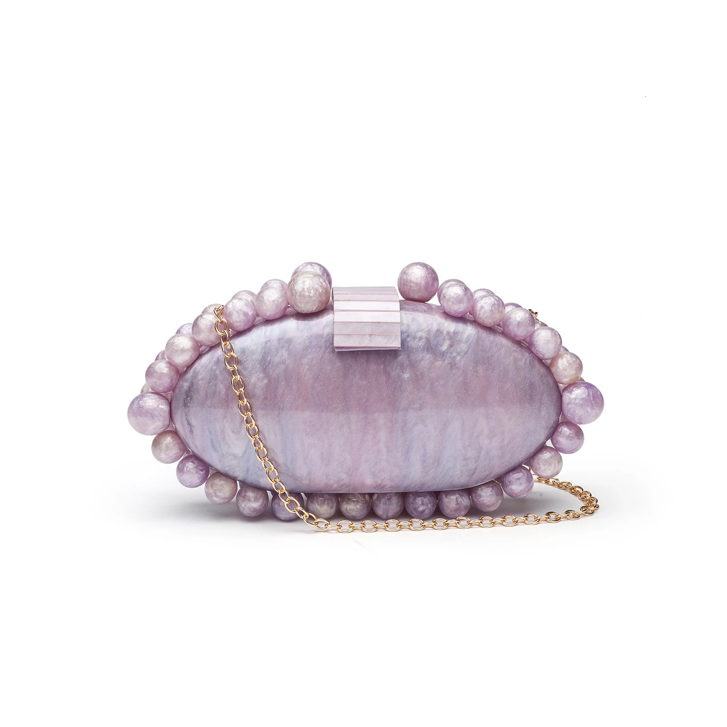 Elegant Pearl White Marble Acrylic Clutch Bag Minimalist Womens Shoulder Crossbody Evening Purse for y Dinner Party 250605
