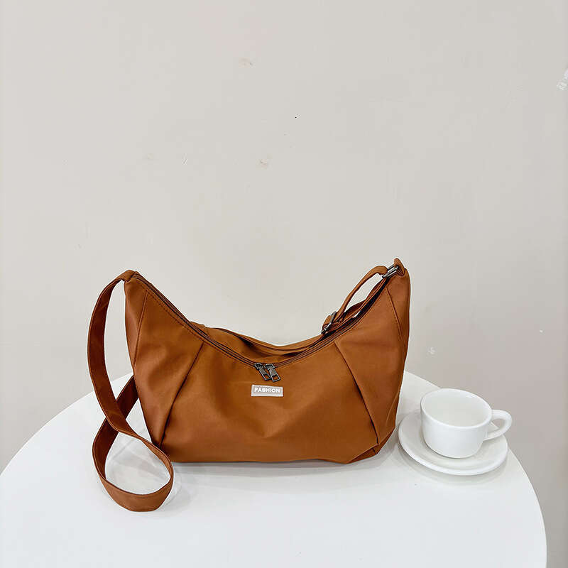2025 New Canvas For Women Spring Summer High-End Large Capacity Dumpling Fashion Casual Versatile Shoulder Crossbody Bag