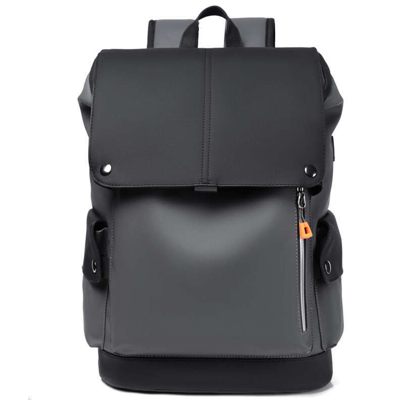 New Men's Lightweight PU Casual Bag Business Travel Commuter Backpack