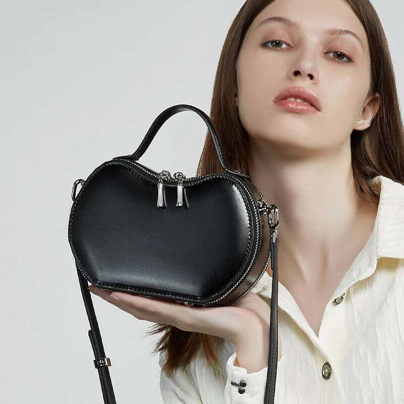 Designer Bag New Women S Fashion Genuine Leather Apple Shape Handbags Small Shoulder Bag High Quality Cowhide Crossbody Bags