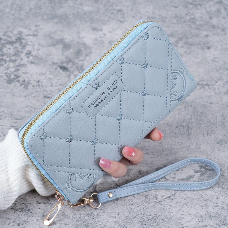 Free Shipping 2025 Designer Bag Women's Long Zipper Multifunctional Wallet Large Capacity Mobile Phone Bag Exquisite And Practical Trendy Coin Pu