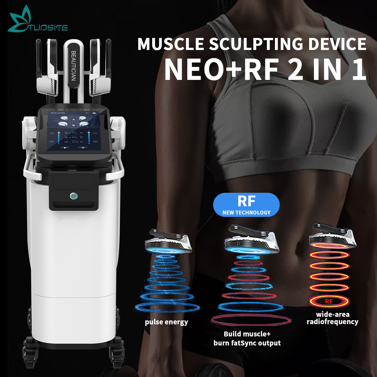 EMS Neo RF Body Sculpting Muscle Stimulate Hiemt Body Slimming Contouring Machine