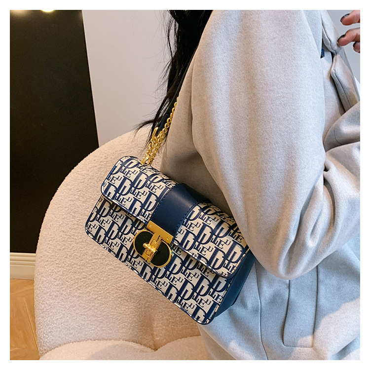 Free shipping 2025 new designer Shoulder Bags womans ladies flap lady fashion printing chain handbag women crossbody Underarm bag