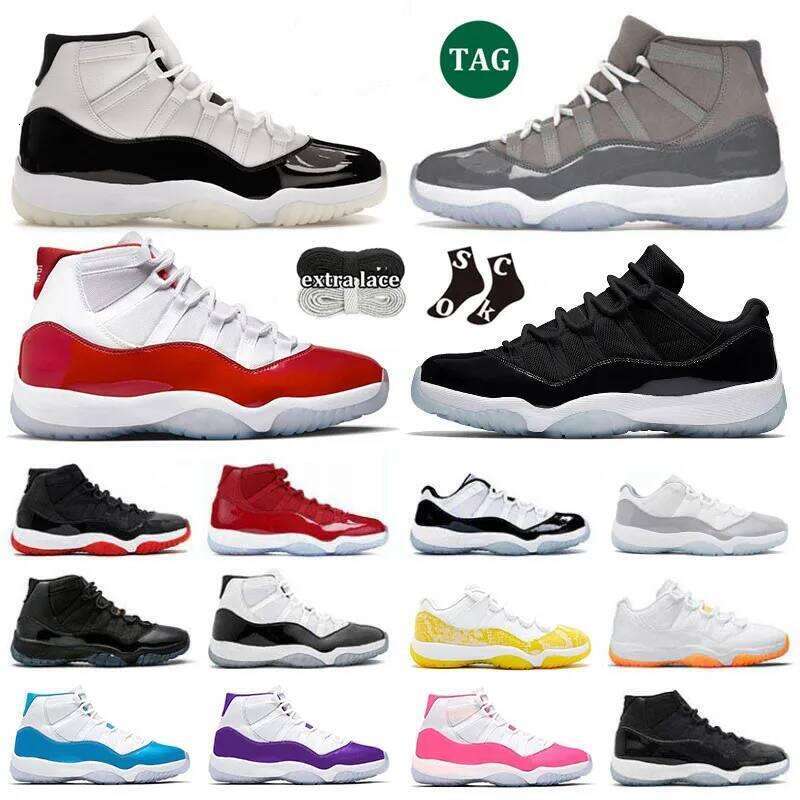 Cherry 11 Cool 11s Basketball Shoes Gratitude Men Women Space Jam Low Cement Grey Cap and Gown Concord XI High Gamma Blue Sneakers Trainers