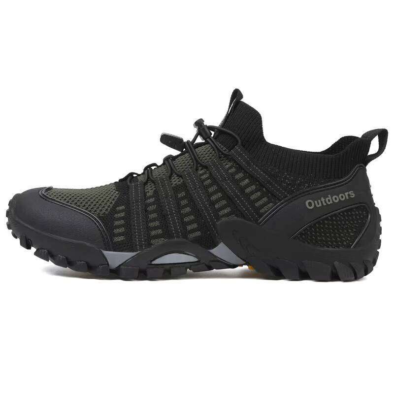 New Outdoor Flying Weave Men Tracing Creek Mountaineering and Hiking Unisex Shoes