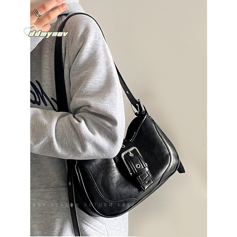 for Women 2025 New Trendy Underarm Niche Texture Simple Crescent Single Shoulder Crossbody Bag ddmynov