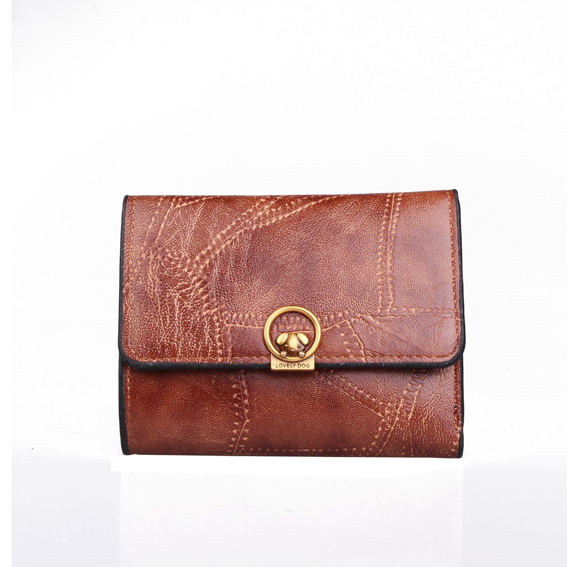 Free Shipping 2025 New Designer Bag Simple Women's Short Wallet Fashionable Exquisite And Practical Card Foreskin Leather High-quality Coin Bag
