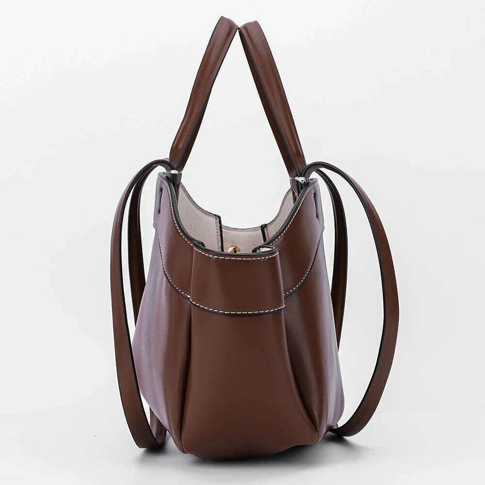 Tote For Women Large Capacity Handbag PU Leather Casual Commuting Shopping Travel Bag