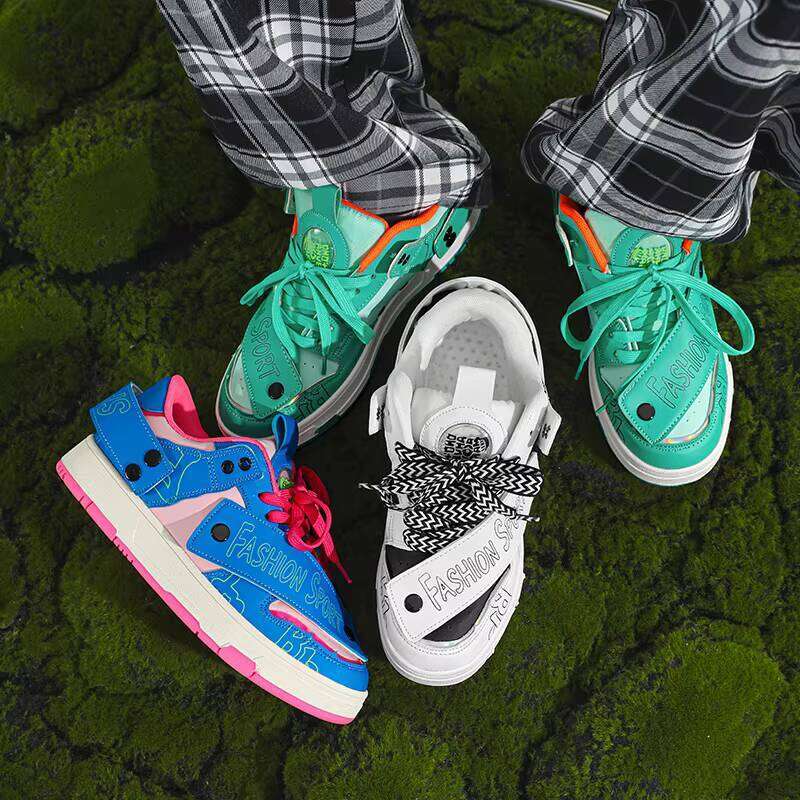 Hot Selling Niche Trendy Men's Lace-up Casual Fashion Design Sports Shoes