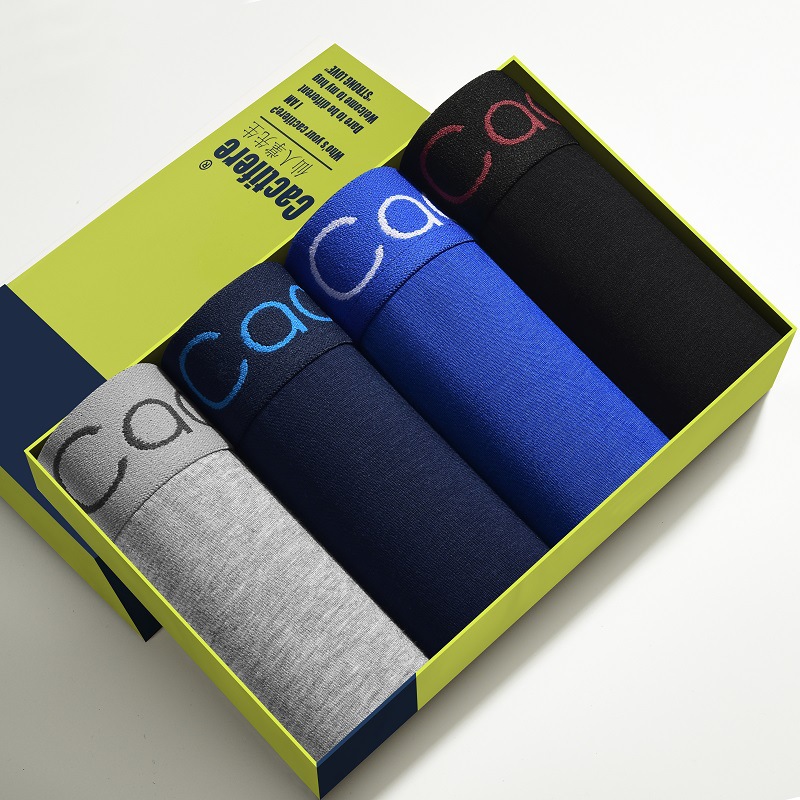 High Quality Upgraded Men's Modal Blend Boxer Shorts - Lightweight-Summer Breathable Plus Size Gift Box Free Shipping