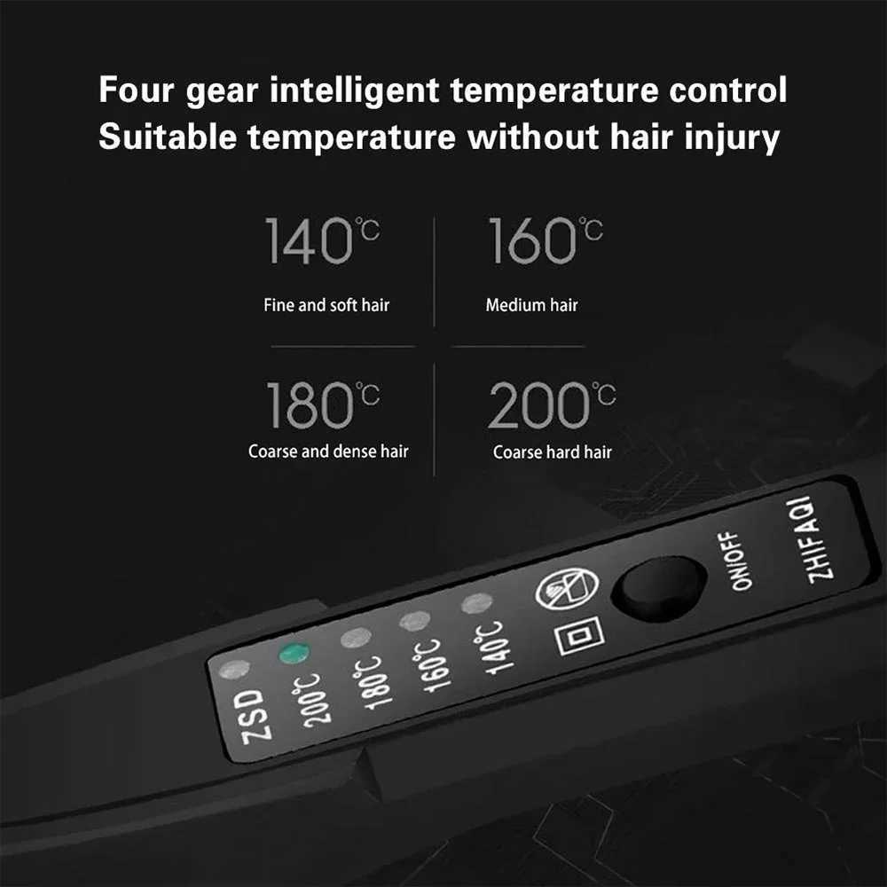 Ultra-Thin Hair Curler 2 in 1 Function Hair Straightener and Curler Crimper 4 Temperature Ceramic Flat Thin Plate Styling Tool W250610