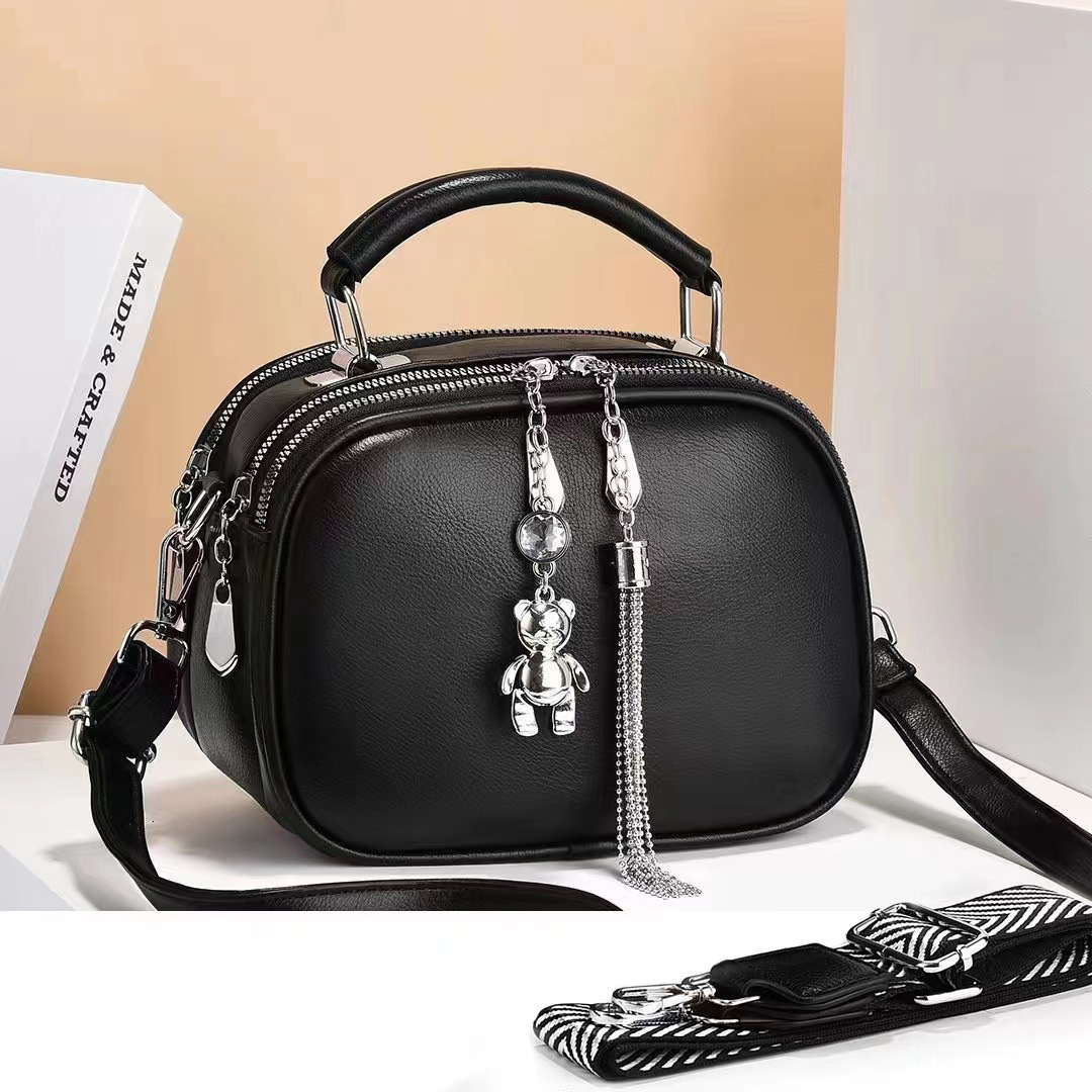 Luxury Wallet Free Shipping 2025 New Designer Bag Trendy Women's Fashion Soft Leather Multi Functional Handbag High Quality Shoulder Bag